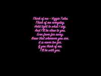 pochette album Think of me