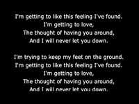 pochette album Never let you down