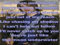 pochette album Moon underwater