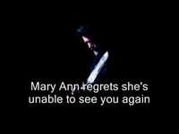 pochette album Mary ann regrets