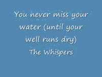 pochette album You never miss your water ('til your well runs dry)