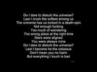 pochette album He the colossus