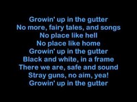 pochette album Growin' up in the gutter