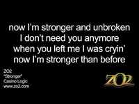 pochette album Stronger