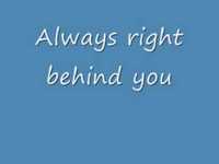 pochette album Always right behind you